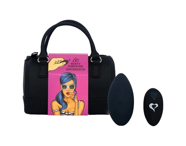 FEELZTOYS Panty - akkus, rádiós csikló vibrátor (fekete)