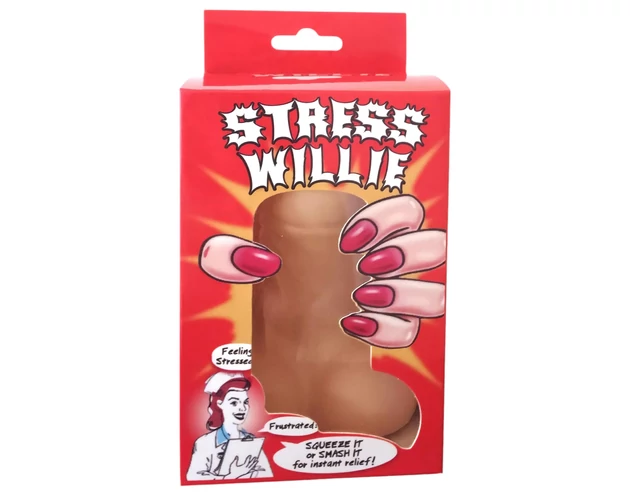 Stress Willie - stresszlabda - fütyi (natúr)