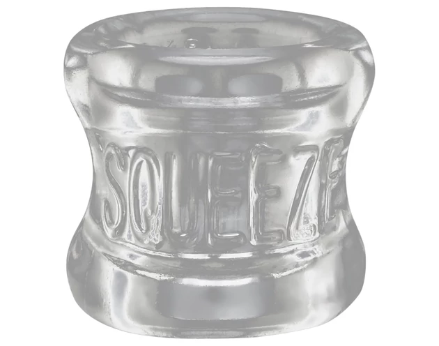 OXBALLS Squeeze - heregyűrű és nyújtó (átlátszó)