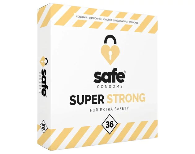 SAFE Super Strong - extra erős óvszer (36db)