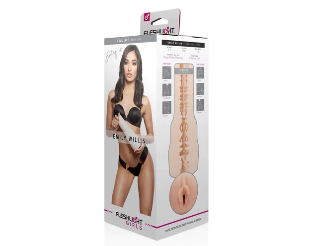 Fleshlight Emily Willis Squirt - élethű műpunci (natúr)