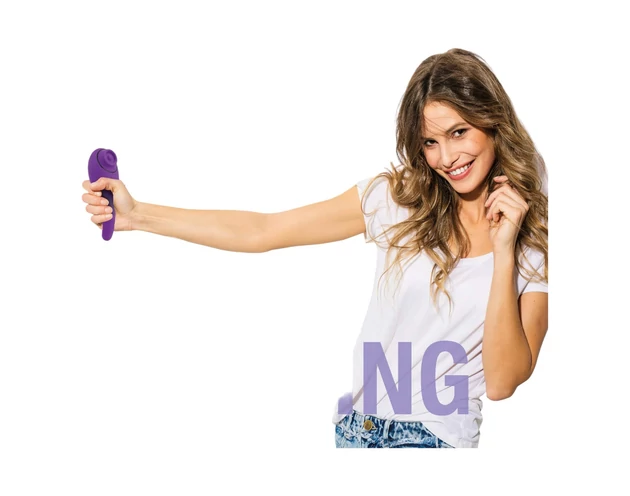 FEELZTOYS Femmegasm - akkus 2in1 csikló vibrátor (lila)