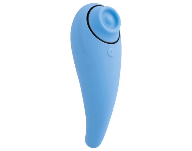 FEELZTOYS Femmegasm - akkus 2in1 csikló vibrátor (kék)