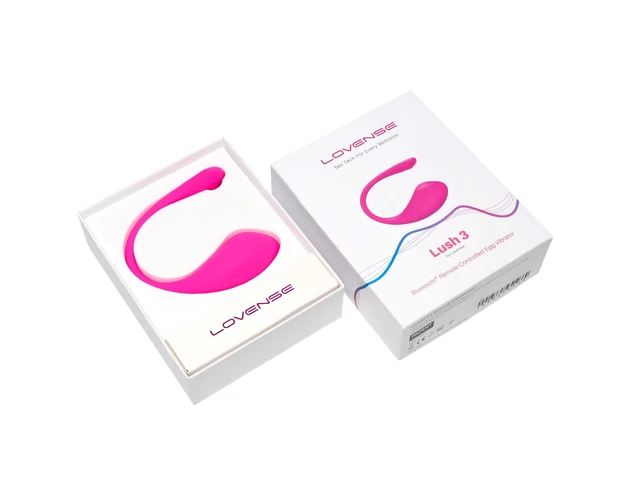 LOVENSE Lush 3 - okos vibrotojás (pink)