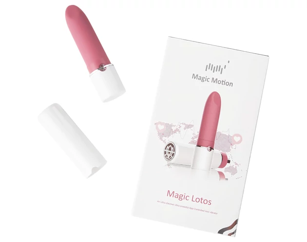 Magic Motion Lotos - okos, akkus mini rúzs vibrátor (rózsaszín)