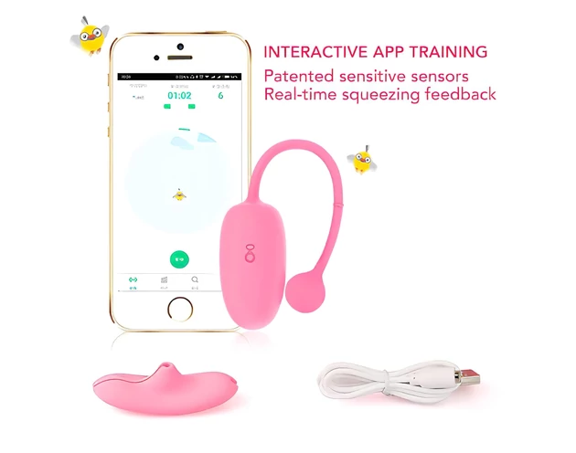 Magic Motion Kegel Coach - vibrációs gésagolyó (pink)