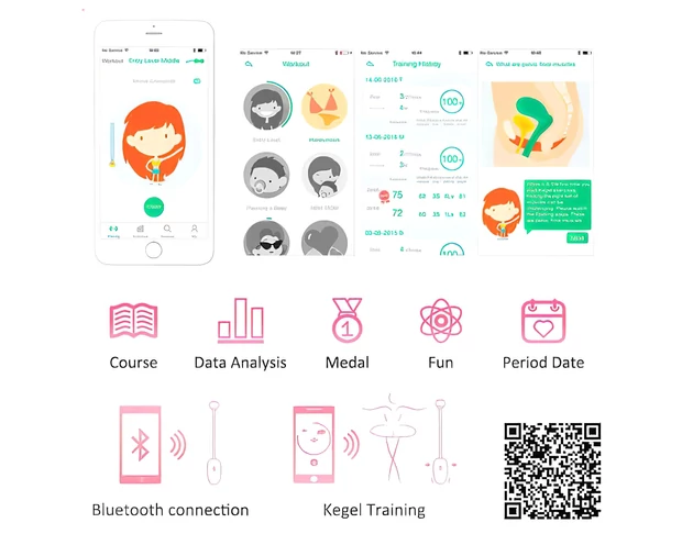 Magic Motion Kegel Coach - vibrációs gésagolyó (pink)