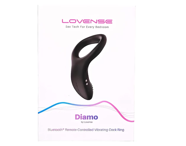LOVENSE Diamo - okos, vibrációs péniszgyűrű (fekete)