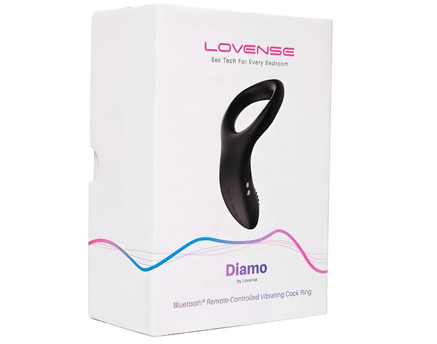 LOVENSE Diamo - okos, vibrációs péniszgyűrű (fekete)