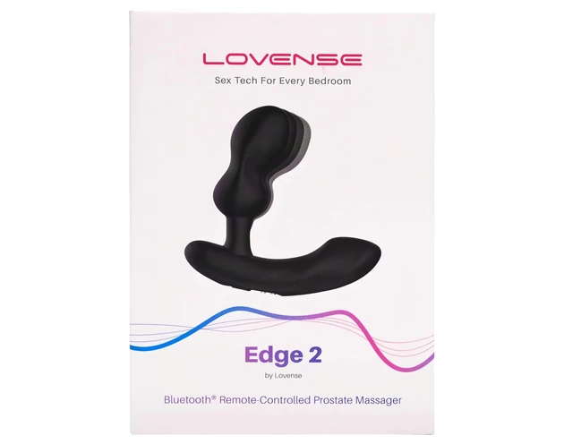 LOVENSE Edge 2 - okos prosztata vibrátor (fekete)
