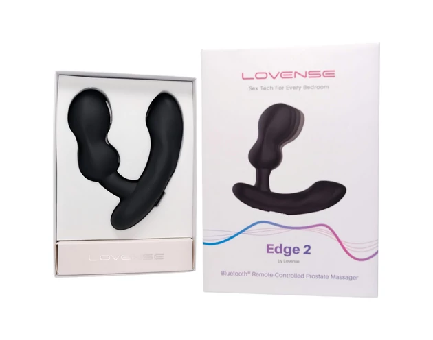 LOVENSE Edge 2 - okos prosztata vibrátor (fekete)