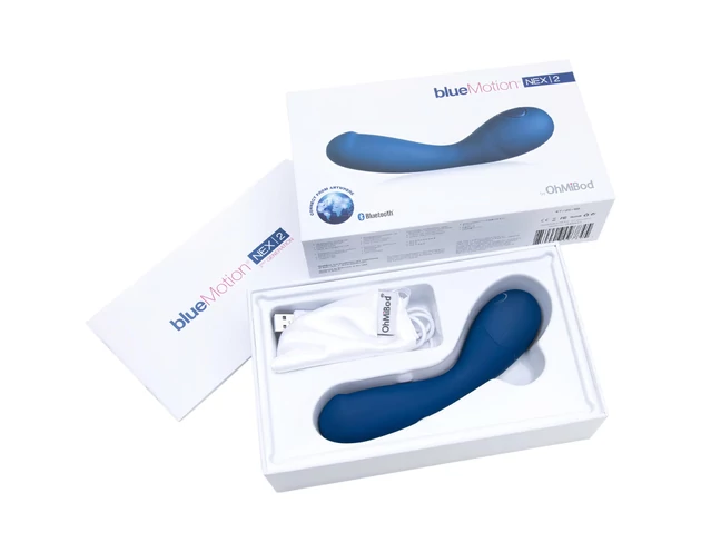 OHMIBOD Bluemotion Nex 2 - okos, akkus G-pont vibrátor (kék)
