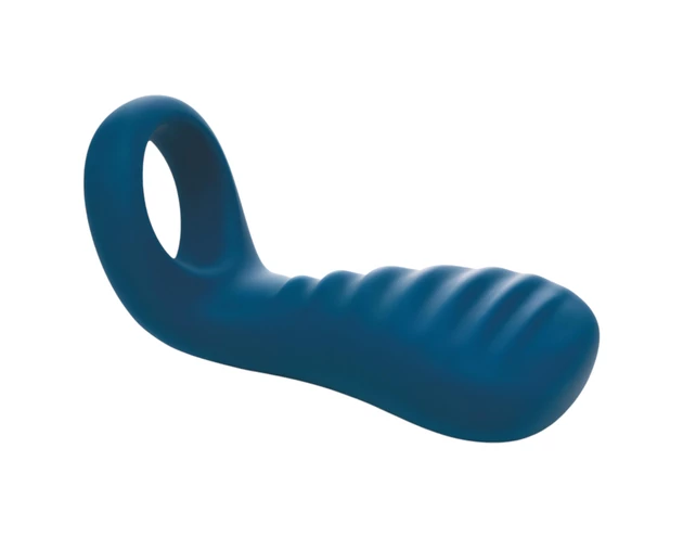 OHMIBOD Bluemotion Nex 3 - okos, vibrációs péniszgyűrű (kék)