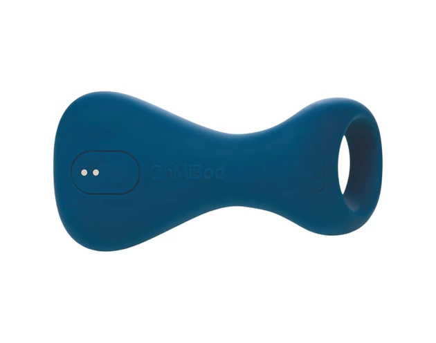 OHMIBOD Bluemotion Nex 3 - okos, vibrációs péniszgyűrű (kék)