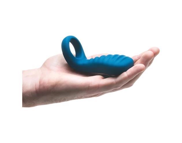 OHMIBOD Bluemotion Nex 3 - okos, vibrációs péniszgyűrű (kék)