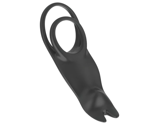 Aixiasia Hoody B - akkus, rádiós péniszgyűrű (fekete)