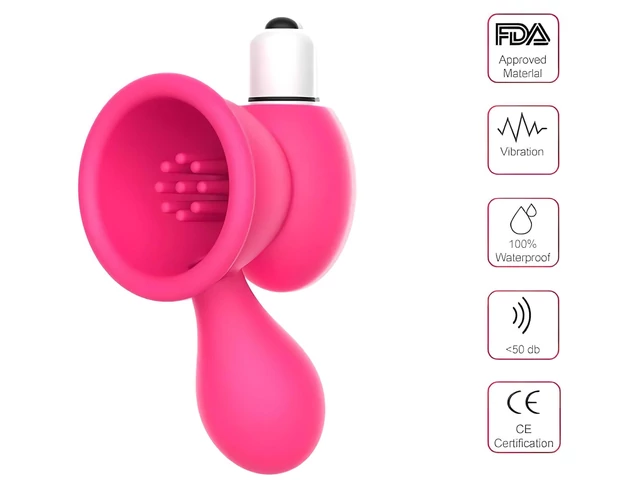 Aixiasia Bobo - mellszívó vibrátor (pink)