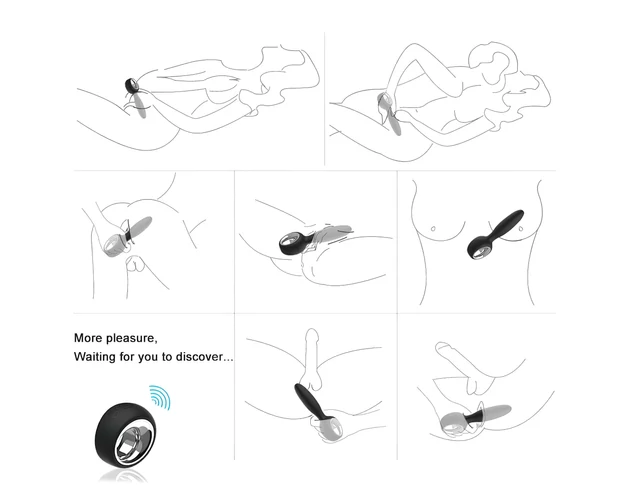 Aixiasia Dylon-Remote - akkus, rádiós anál vibrátor (fekete)