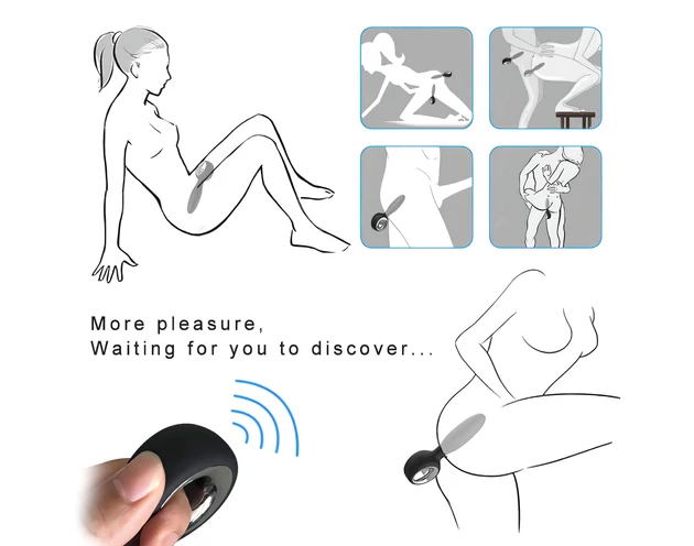 Aixiasia Dylon-Remote - akkus, rádiós anál vibrátor (fekete)