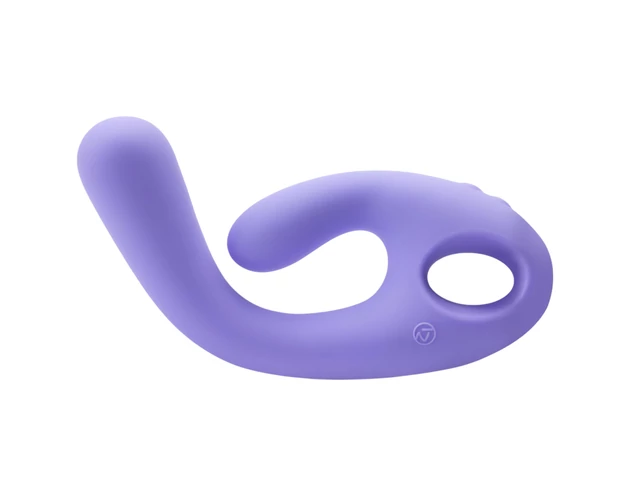 Nomi Tang Flex Bi - akkus, csiklókaros vibrátor (lila)