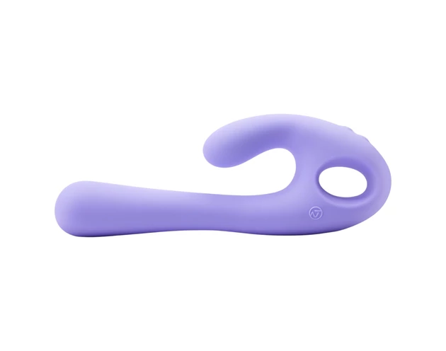 Nomi Tang Flex Bi - akkus, csiklókaros vibrátor (lila)