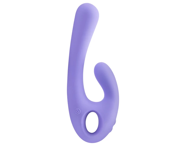 Nomi Tang Flex Bi - akkus, csiklókaros vibrátor (lila)