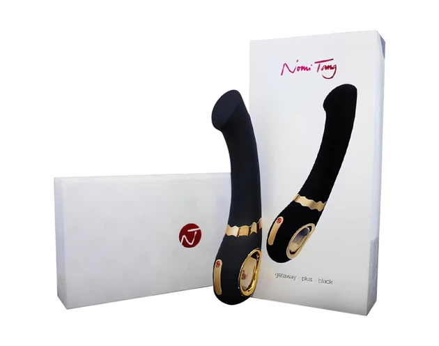 Nomi Tang Getaway Plus 2 - akkus G-pont vibrátor (fekete-arany)