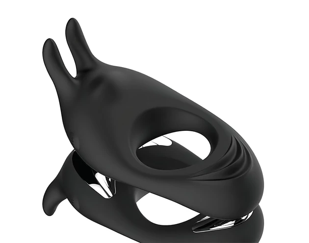 FEELZTOYS Zeus - akkus, vibrációs péniszgyűrű (fekete)