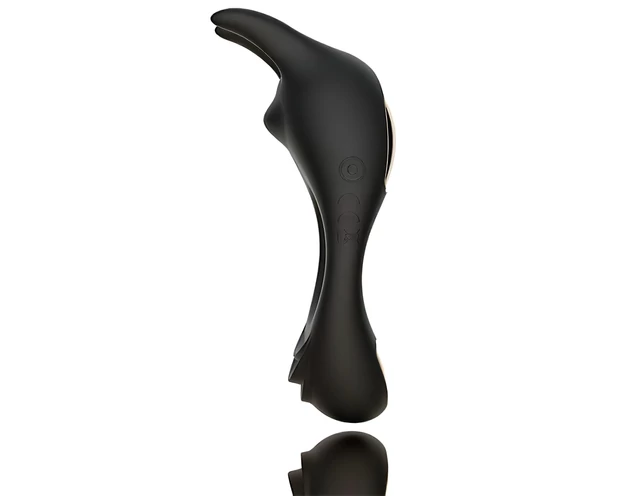 FEELZTOYS Zeus - akkus, vibrációs péniszgyűrű (fekete)