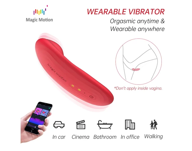 Magic Motion Nyx - vízálló csikló vibrátor (korall)