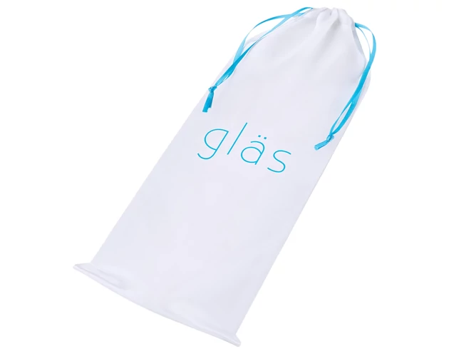 GLAS - szíves üveg dildó (átlátszó)