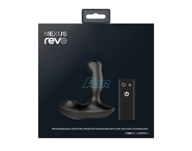 Nexus Revo Air - forgó prosztata vibrátor (fekete)