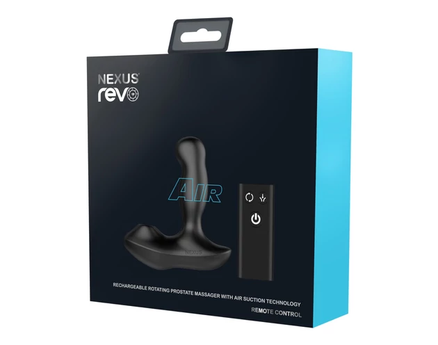 Nexus Revo Air - forgó prosztata vibrátor (fekete)
