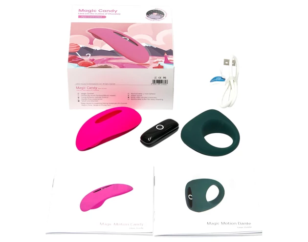 Magic Motion - párvibrátor szett (pink-zöld)