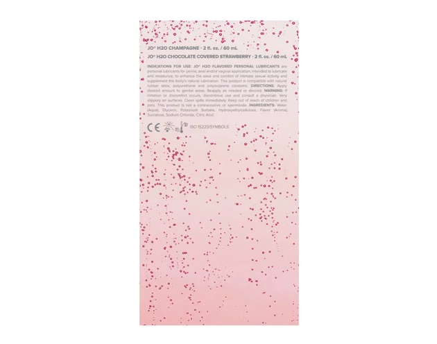 JO System Sweet & Bubble síkosító - pezsgő-csoki-eper (2db)
