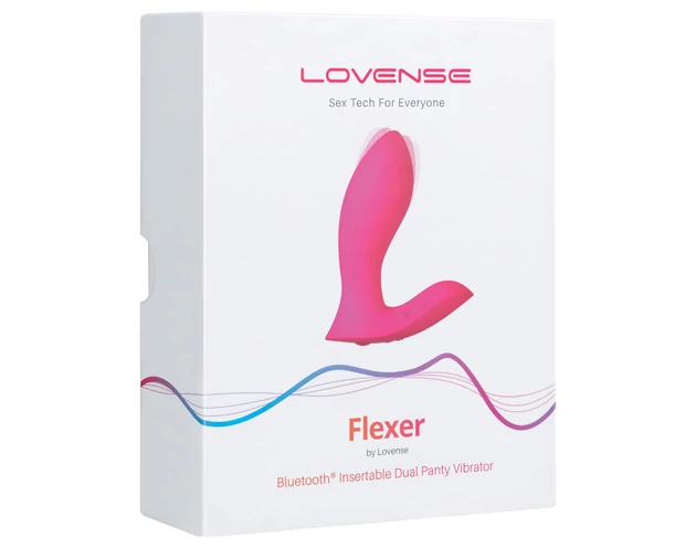 LOVENSE Flexer Panty - akkus 2in1 vibrátor (pink)