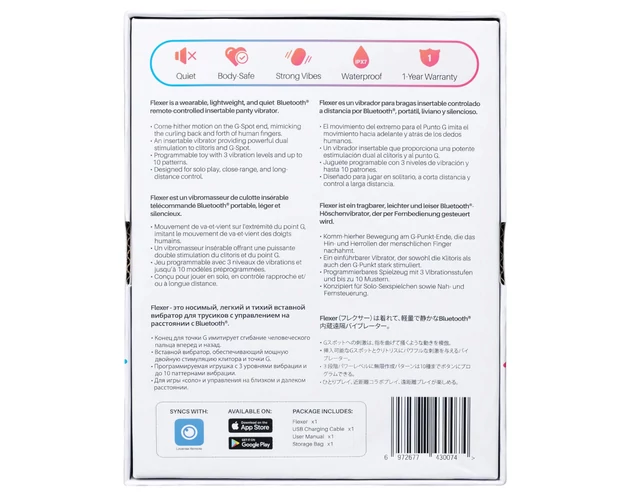 LOVENSE Flexer Panty - akkus 2in1 vibrátor (pink)