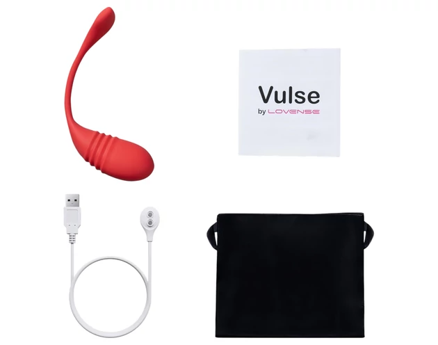 LOVENSE Vulse - okos, lökő vibrotojás (piros)