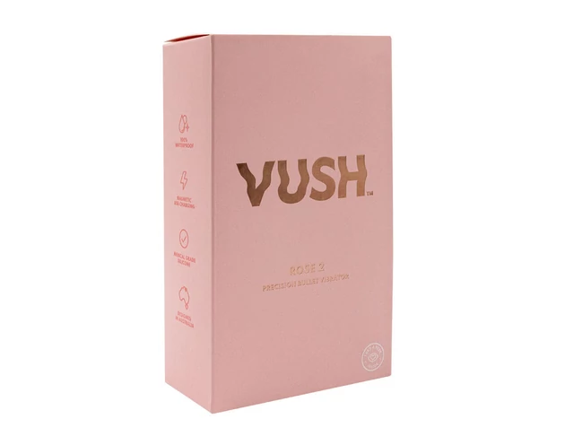 Vush The Rose 2 - akkus, vízálló masszírozó vibrátor (pink)