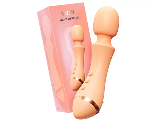 Vush Majesty 2 - akkus, vízálló masszírozó vibrátor (narancs)