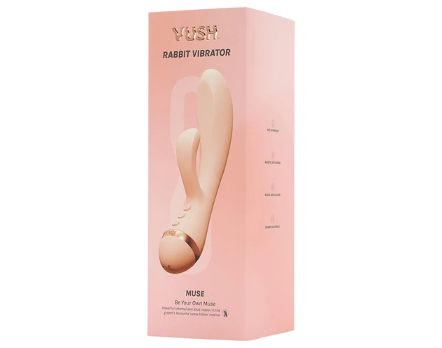 Vush Muse - akkus, vízálló csiklókaros vibrátor (pink)