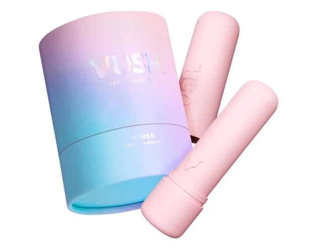 Vush Pop Gloss - akkus, vízálló mini vibrátor (pink)