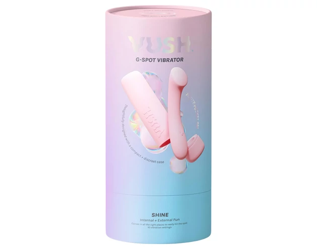 Vush Pop Shine - akkus, vízálló G-pont vibrátor (pink)