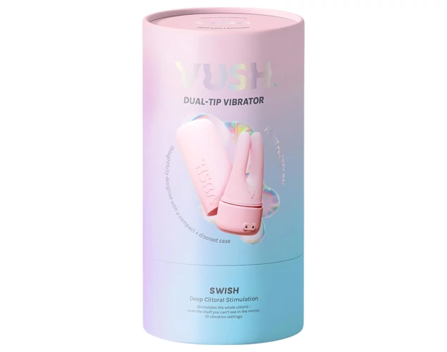 Vush Pop Swish - akkus, vízálló csiklóizgató (pink)