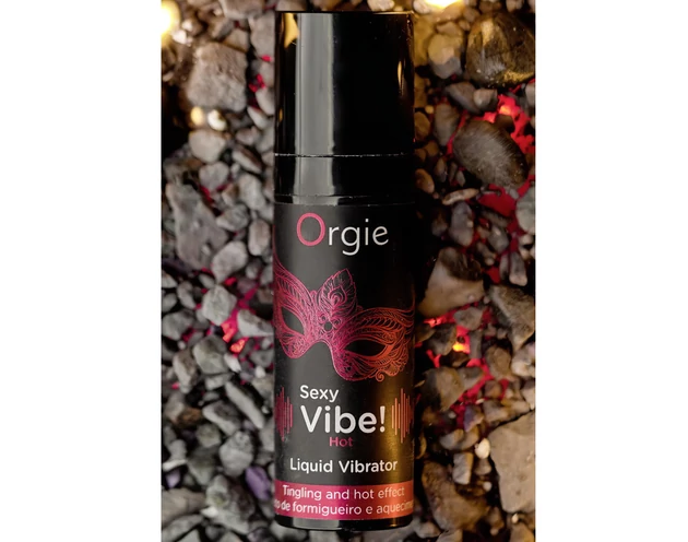 Orgie Sexy Vibe HOT - epres, melegítő folyékony vibrátor (15 ml)
