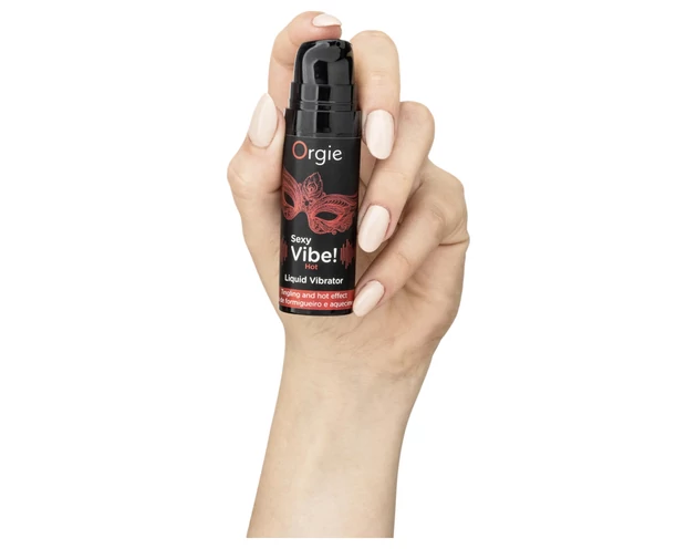 Orgie Sexy Vibe HOT - epres, melegítő folyékony vibrátor (15 ml)