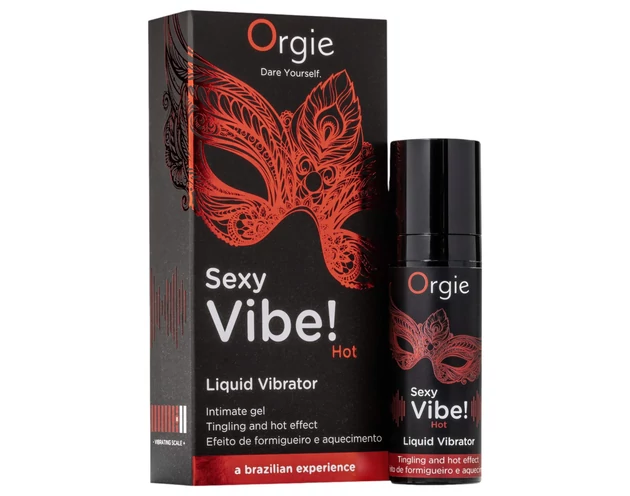Orgie Sexy Vibe HOT - epres, melegítő folyékony vibrátor (15 ml)