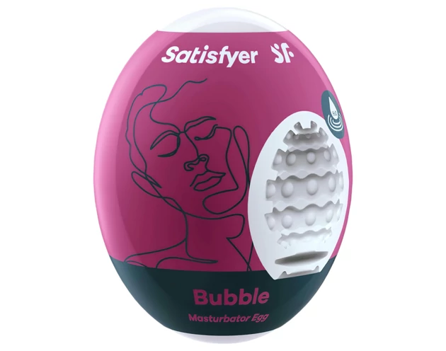 Satisfyer Egg Bubble - tojás maszturbátor (1 db)
