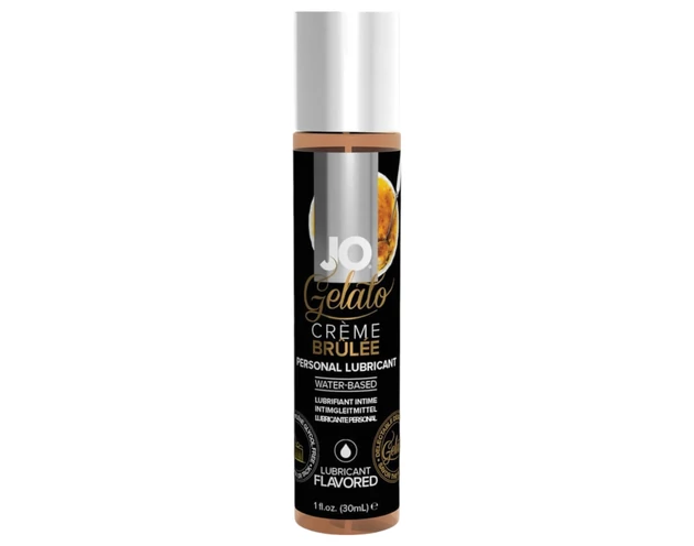 System JO - Gelato Creme Brulee - vízbázisú síkosító (30 ml)