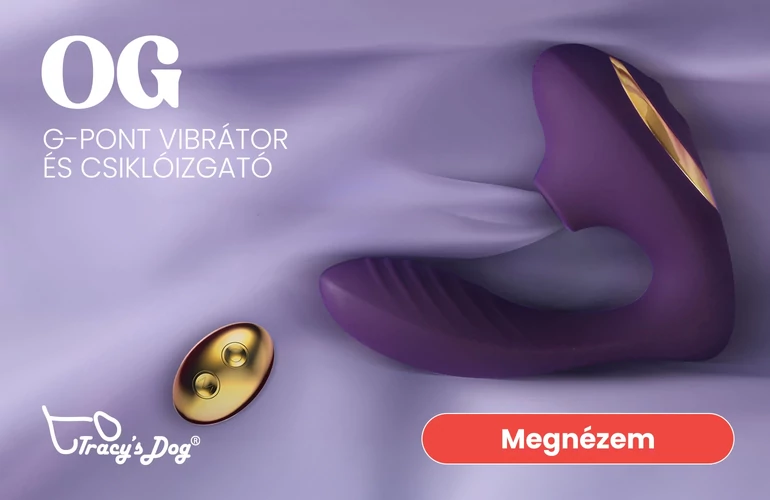 Tracy's Dog OG - G-pont vibrátor és csiklóizgató - Vágyaim.hu szexshop